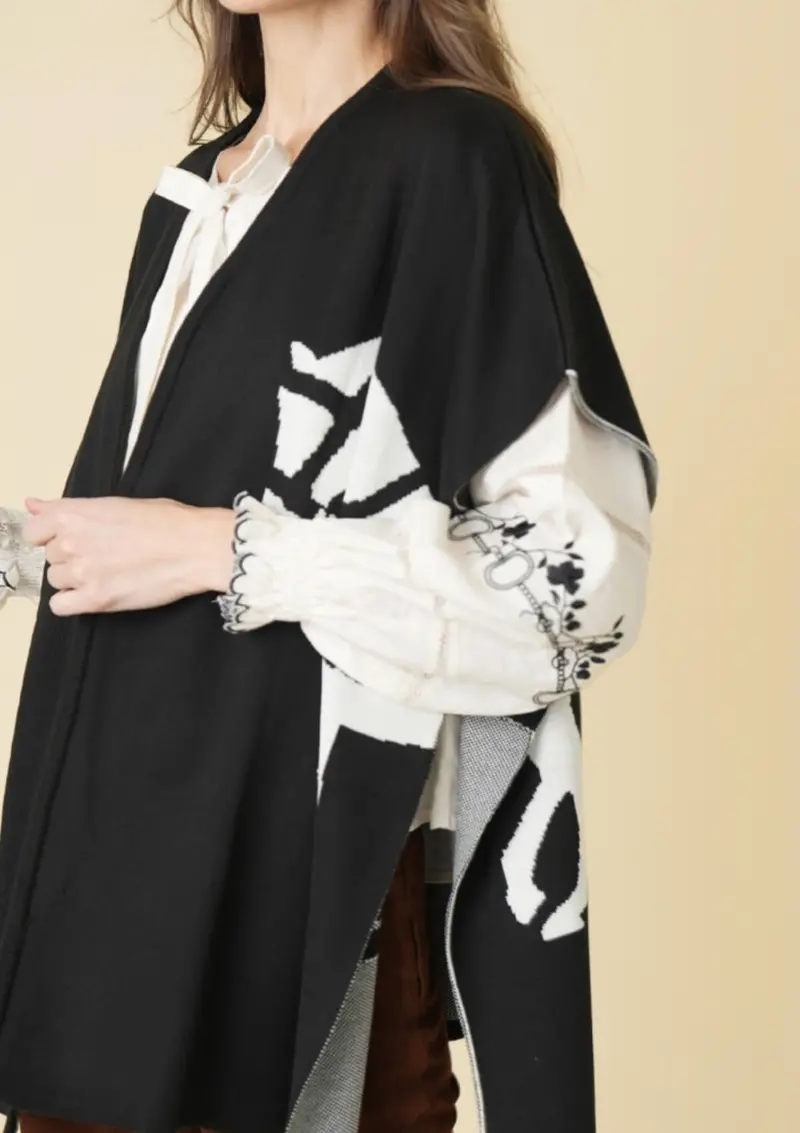 Marina Poncho | Classic Knit 2