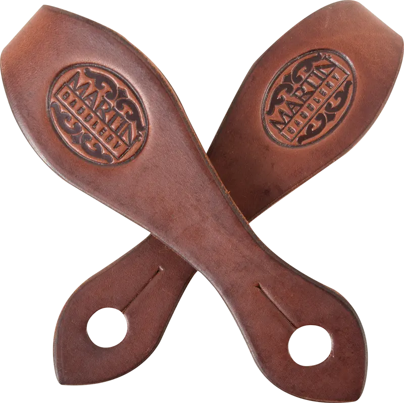 Martin Chocolate Skirting Leather Slobber Straps 1