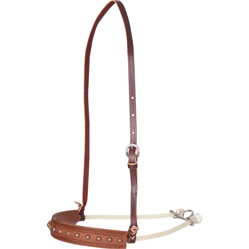 Martin Copper Dots And Border Tooled Single Rope Noseband 1