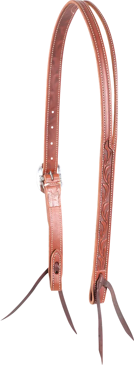 Martin Leaf Tooled Chestnut Ranahan Headstall 1