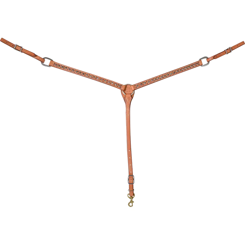 Martin Saddlery Natural Pyramid Dots Breastcollar 1