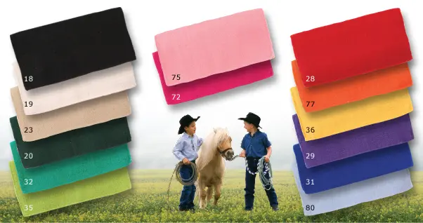 Mayatex San Juan Solid Pony 24X24 Saddle Blanket 1