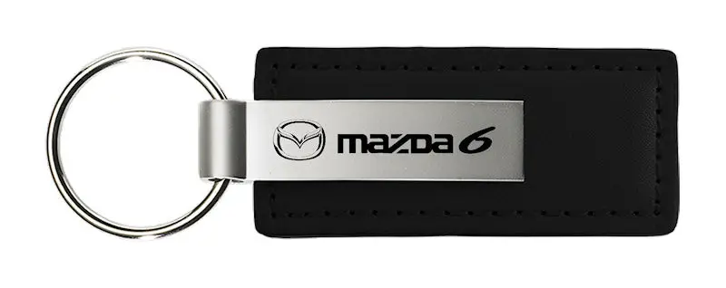 Mazda 6 Leather Keychain (Black) 1