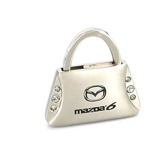 Mazda 6 Purse Shape Keychain (Chrome) 1