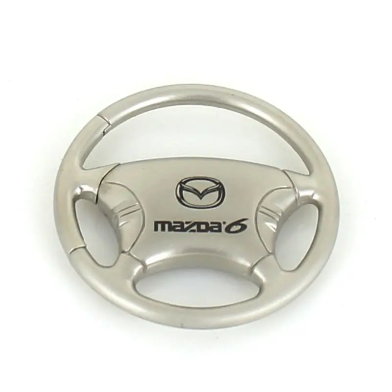 Mazda 6 Steering Wheel Keychain (Chrome) 1