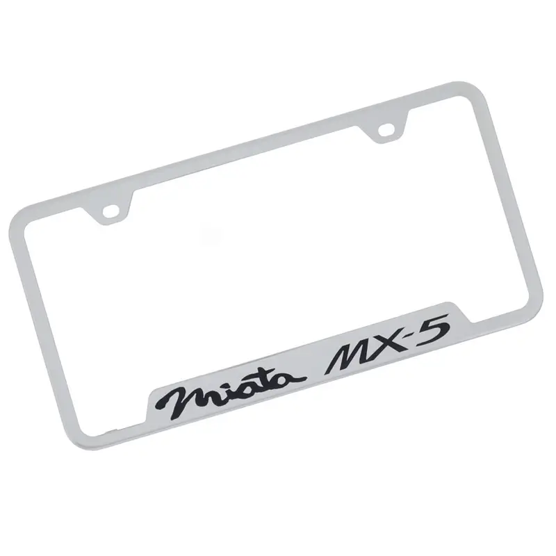 Mazda Miata License Plate Frame (Chrome) 1