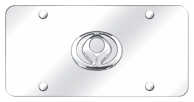 Mazda Old Logo License Plate (Chrome) 1
