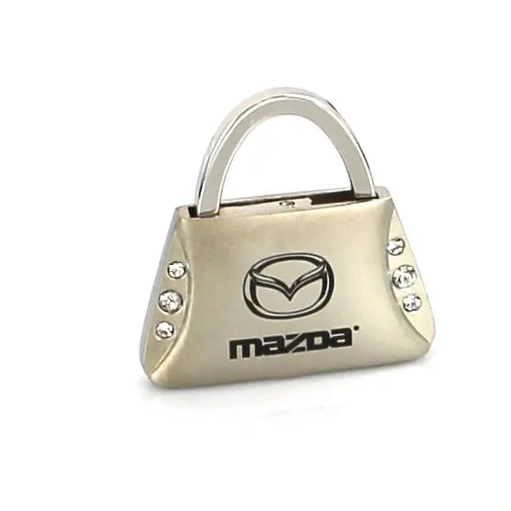 Mazda Purse Shape Keychain (Chrome) 1