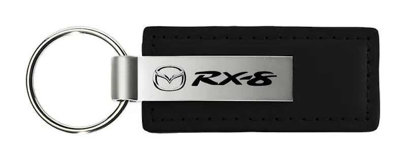 Mazda Rx8 Leather Keychain (Black) 1