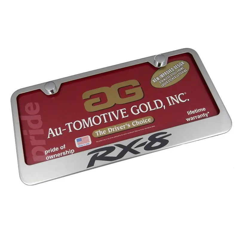 Mazda Rx8 License Plate Frame (Chrome) 1