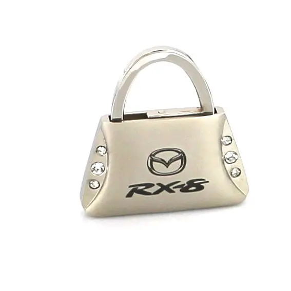 Mazda Rx8 Purse Shape Keychain (Chrome) 1
