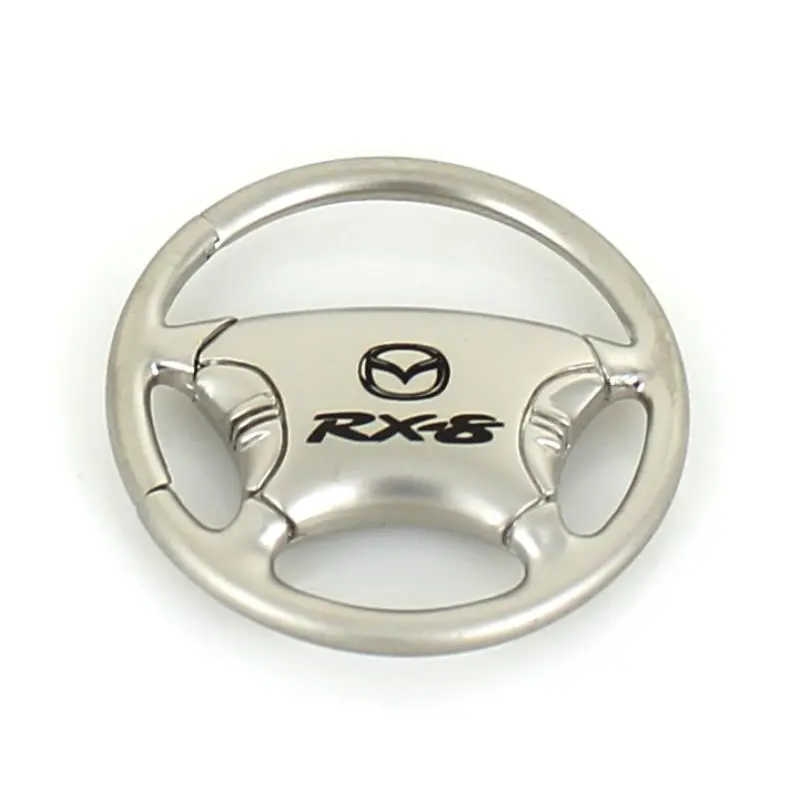 Mazda Rx8 Steering Wheel Keychain (Chrome) 1