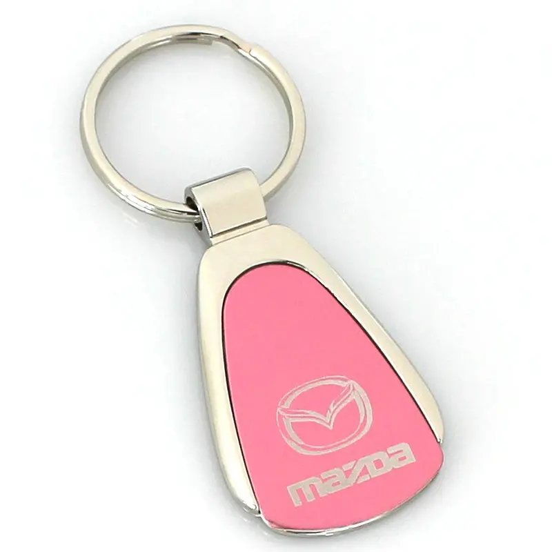 Mazda Tear Drop Key Ring (Pink) 1