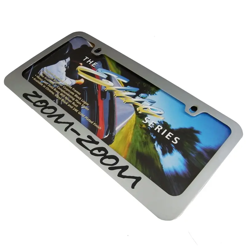 Mazda Zoom Zoom License Plate Frame (Chrome) 2
