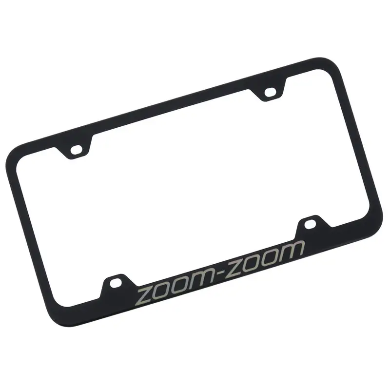 Mazda Zoom-Zoom Wide Body License Plate Frame (Black) 1