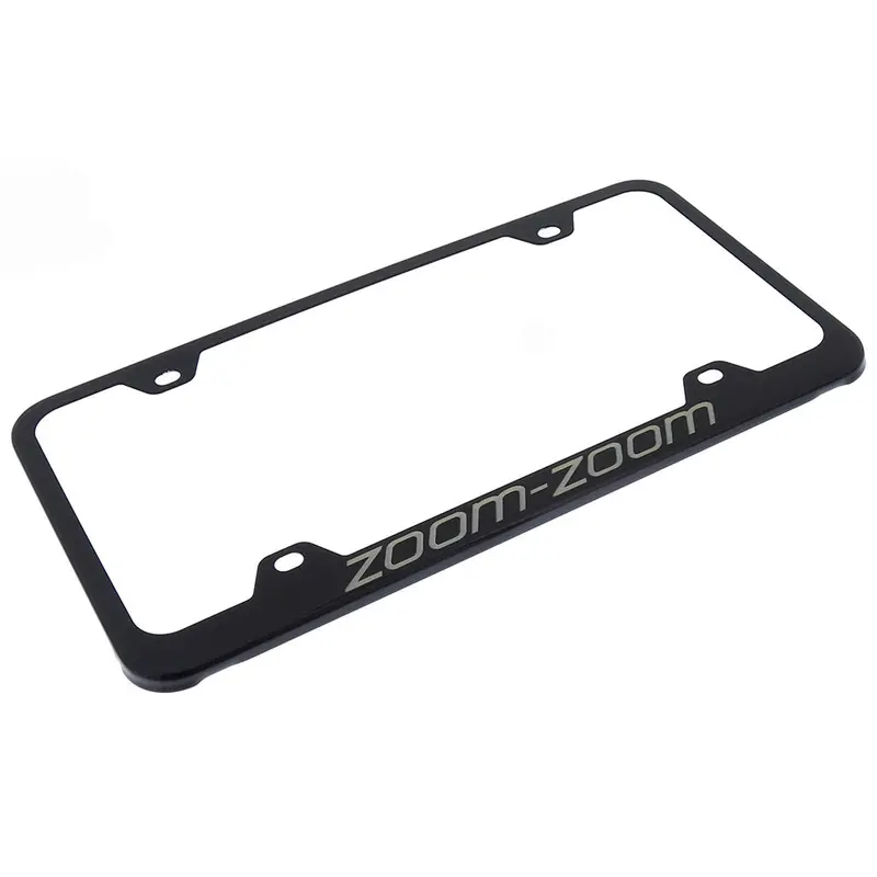 Mazda Zoom-Zoom Wide Body License Plate Frame (Black) 2