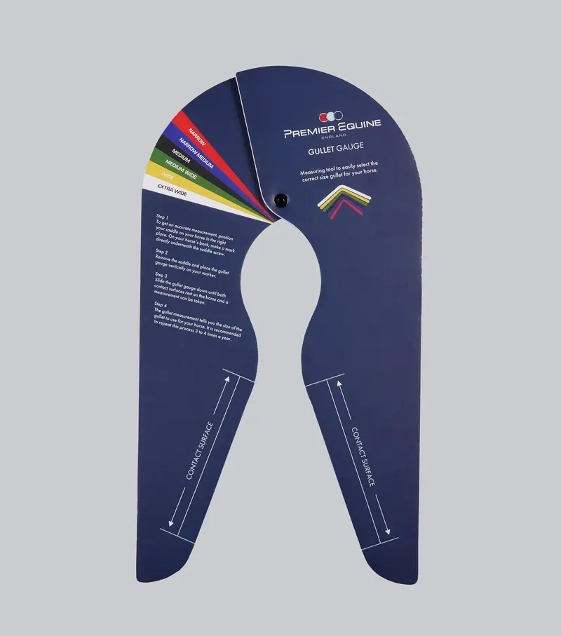 Measuring Gullet Gauge Blue 1