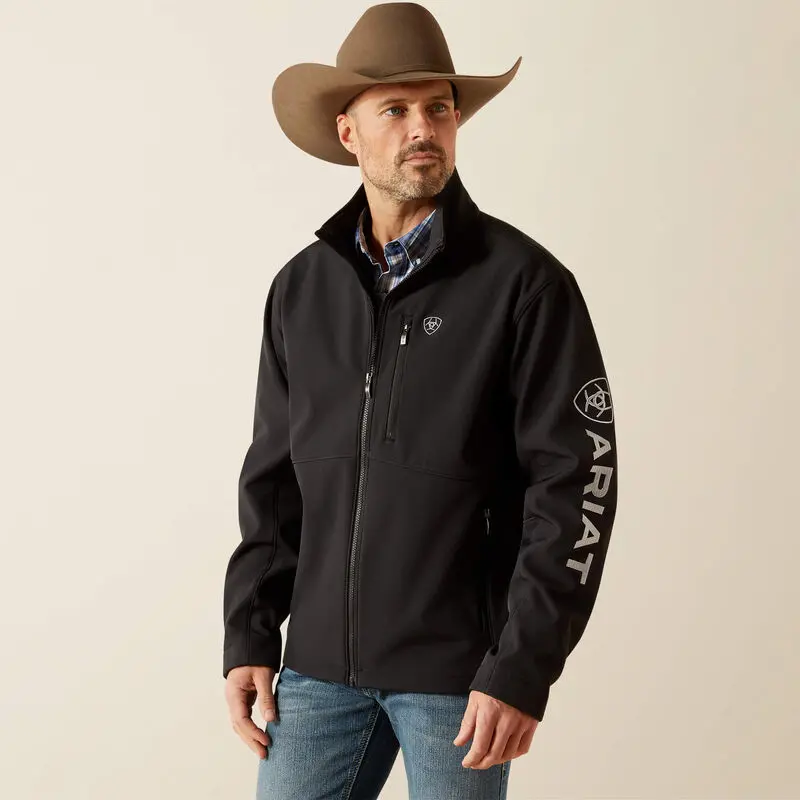 Mens Ariat Logo Softshell Jacket 1