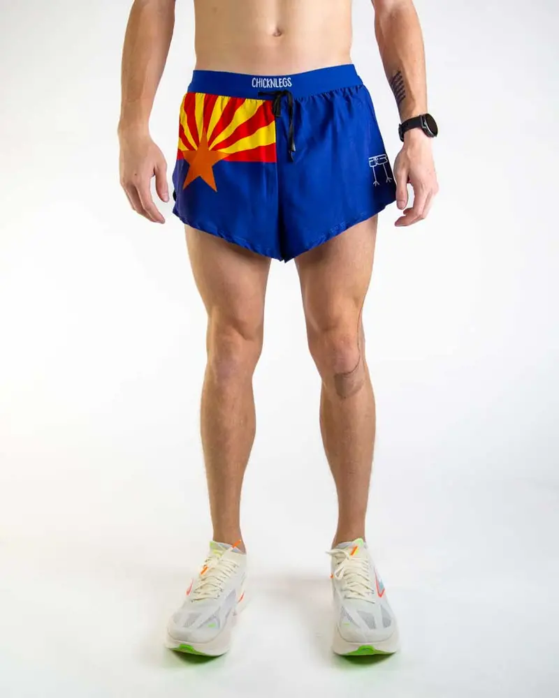 Men's Arizona Flag 2" Ds Split Shorts 1