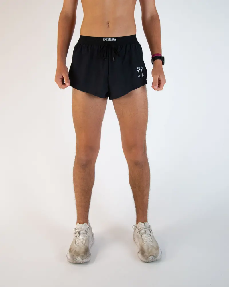 Men's Black 2" Ds Split Shorts 1
