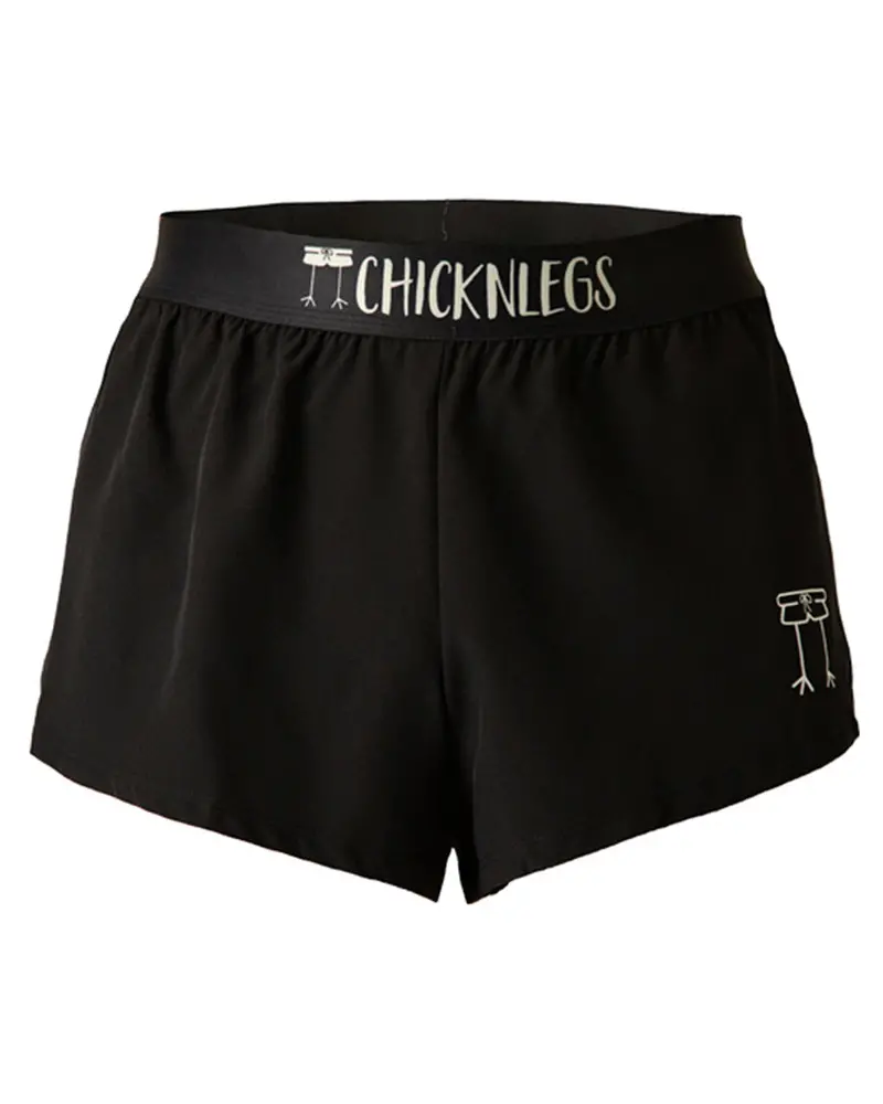 Men's Black 2" Split Shorts 1