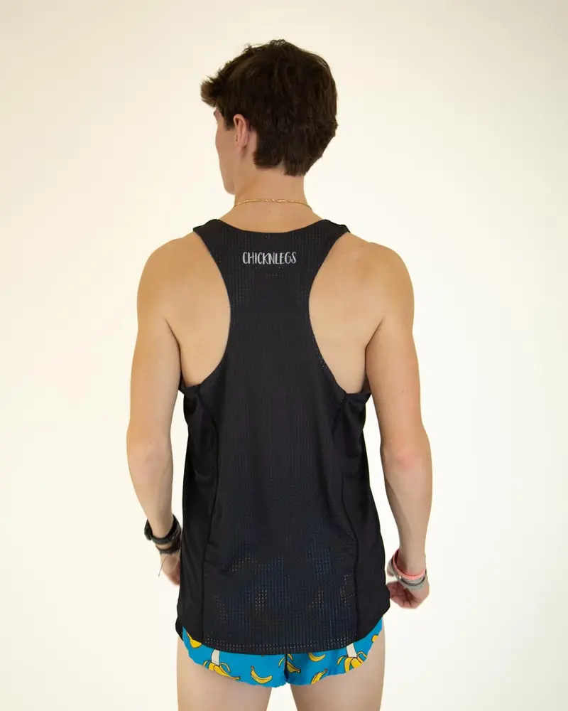 Men's Black Performance Singlet 4