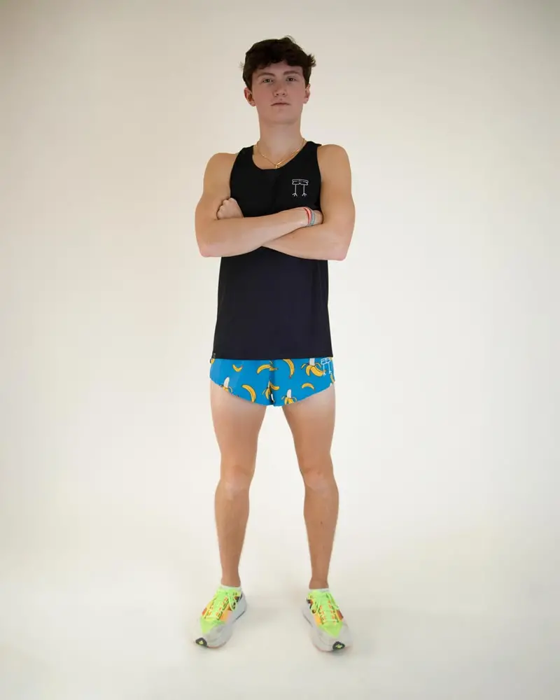 Men's Black Performance Singlet 5