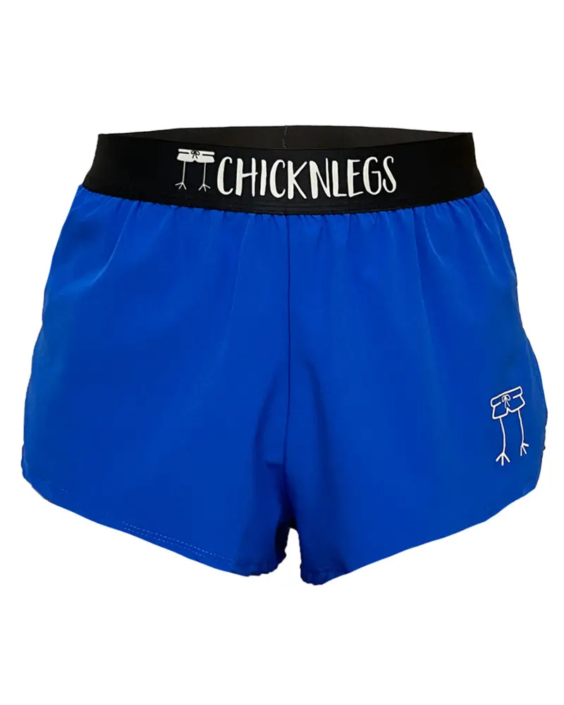 Men's Blue 2" Split Shorts 1