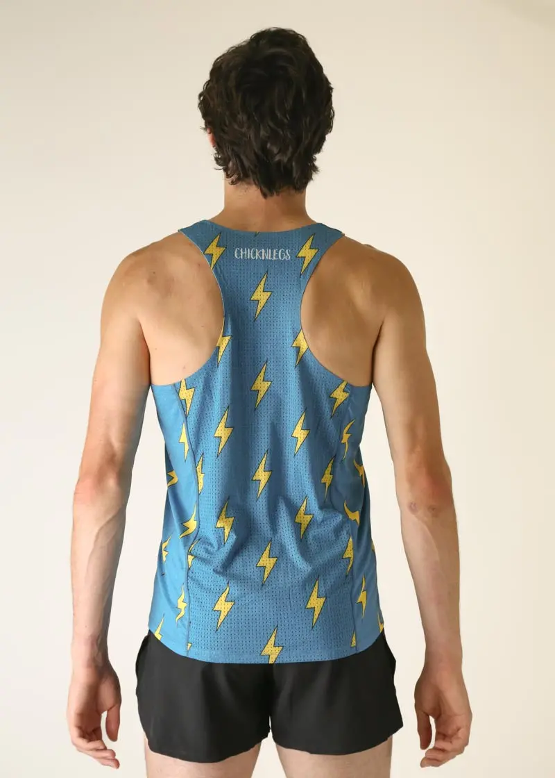 Men's Blue Bolts Performance Singlet 4