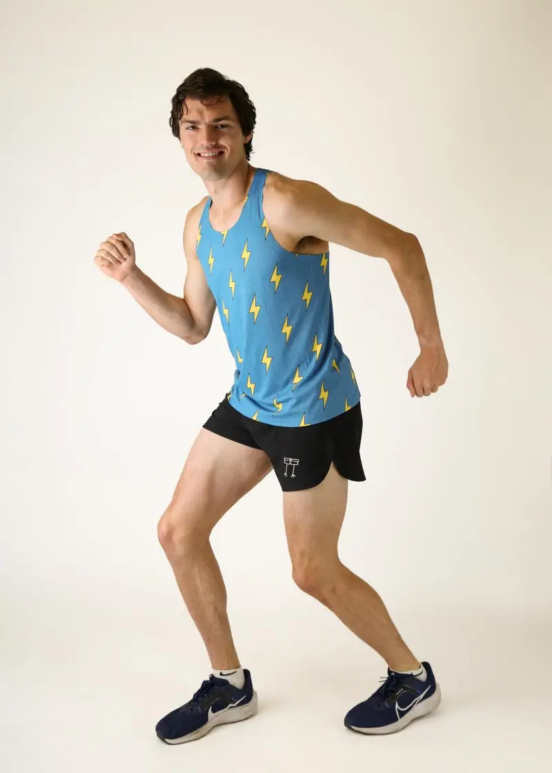 Men's Blue Bolts Performance Singlet 5