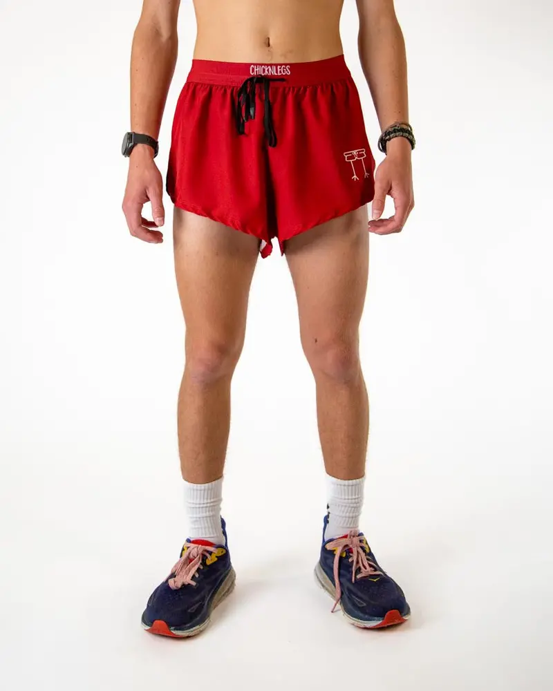 Men's Cardinal Red 2" Ds Split Shorts 1