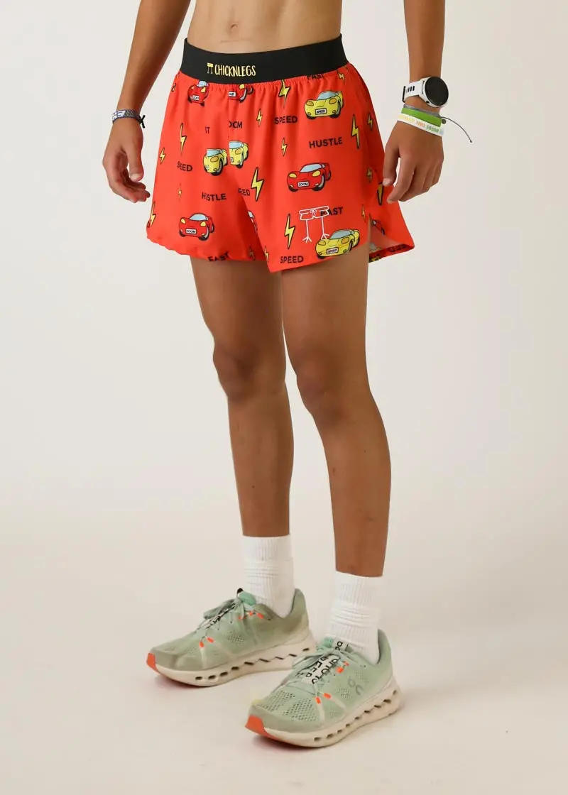 Men's Cars 4" Half Split Shorts 2