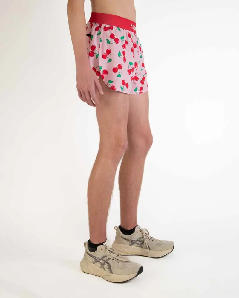 Men's Cherries 4" Half Split Shorts 2
