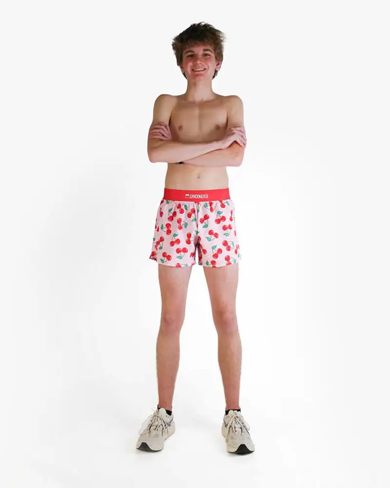Men's Cherries 4" Half Split Shorts 5