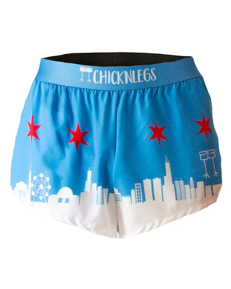 Men's Chicago Skyline 2" Split Shorts 1