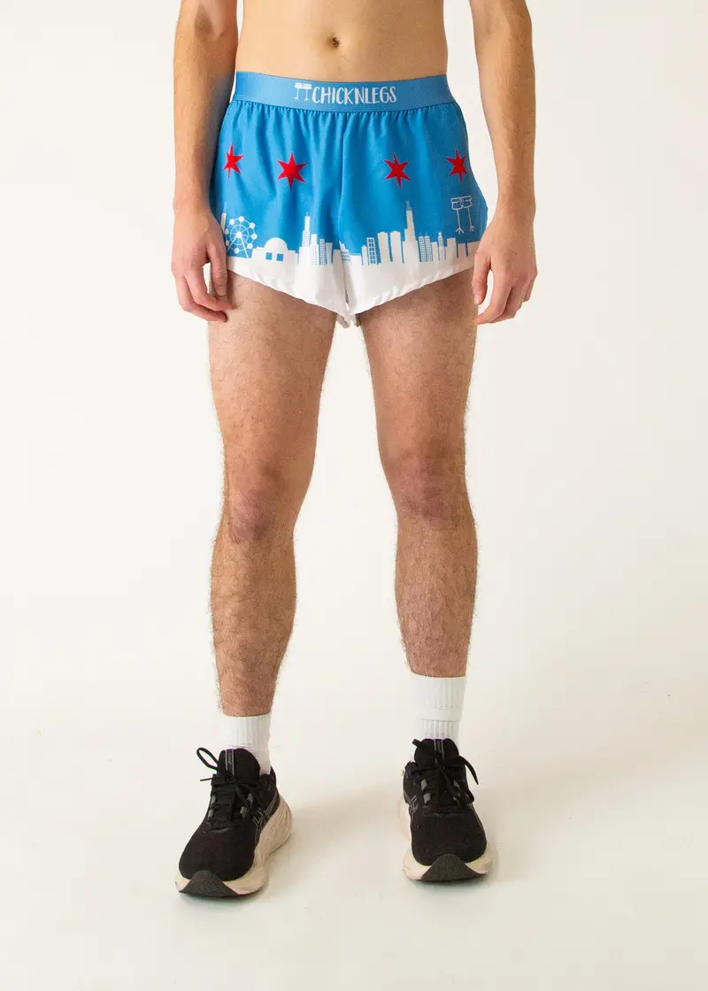 Men's Chicago Skyline 2" Split Shorts 2