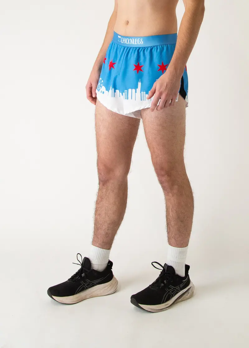 Men's Chicago Skyline 2" Split Shorts 3