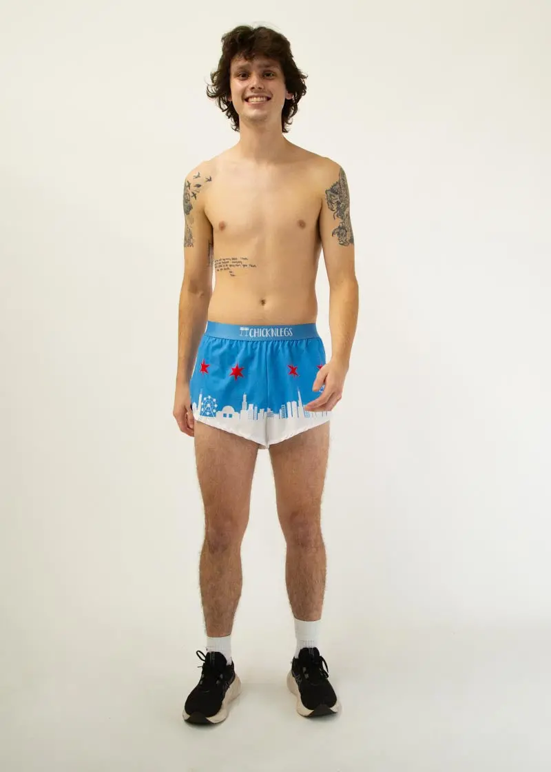 Men's Chicago Skyline 2" Split Shorts 5