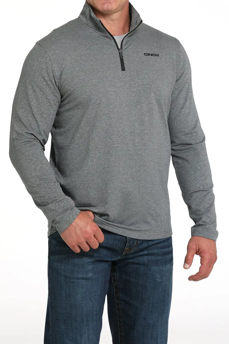 Mens Chrome 1/4 Zip Lightweight Pullover 1
