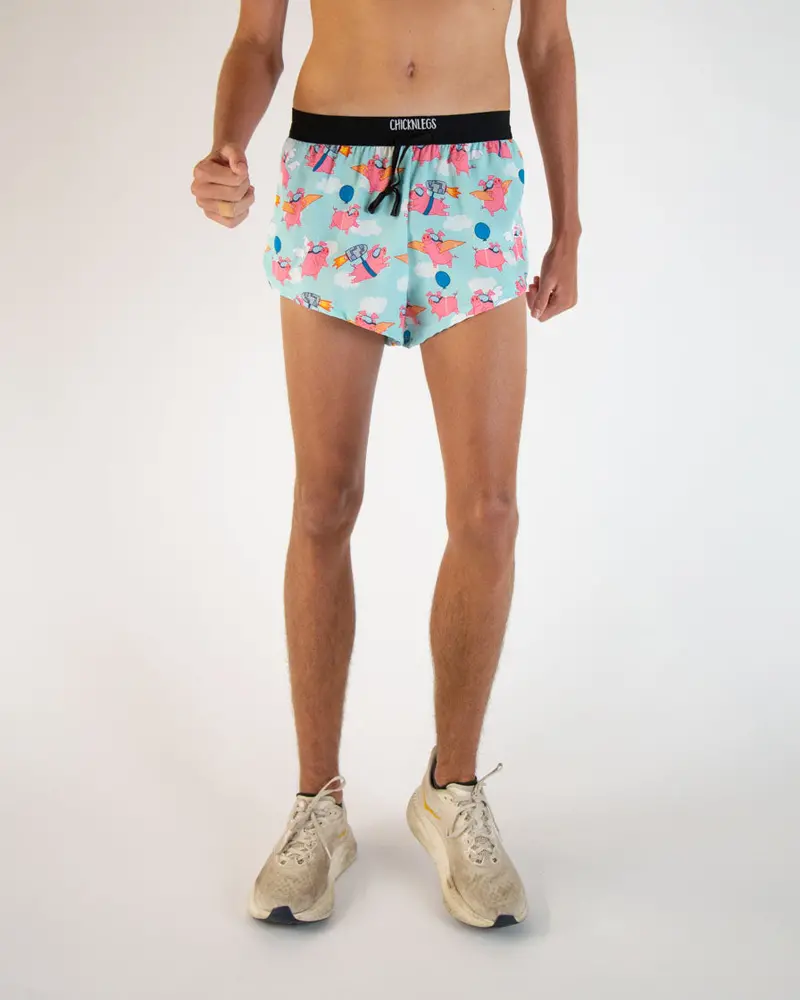 Men's Flying Pigs 2" Ds Split Shorts 1