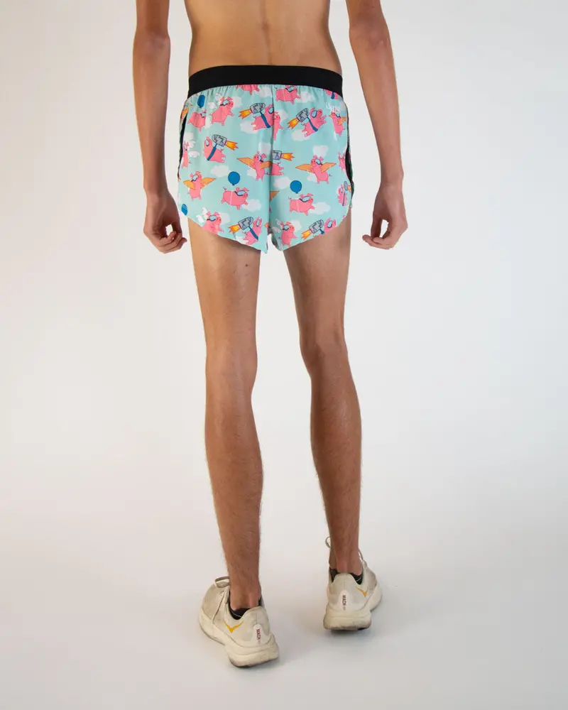 Men's Flying Pigs 2" Ds Split Shorts 5