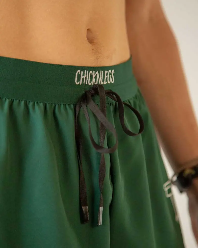 Men's Forest Green 2" Ds Split Shorts 2
