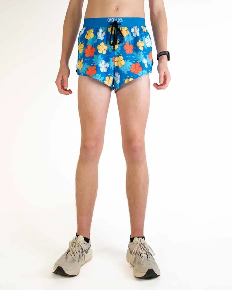 Men's Hawaiian 2" Ds Split Shorts 1