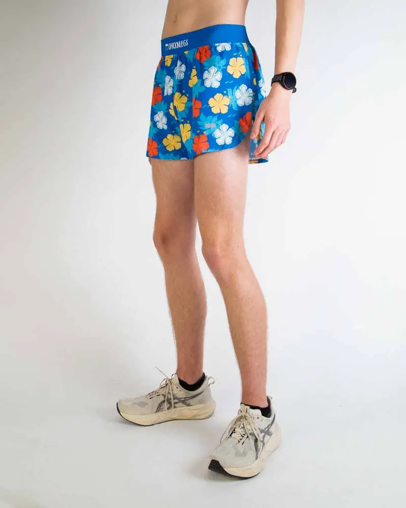 Men's Hawaiian 4" Half Split Shorts 2