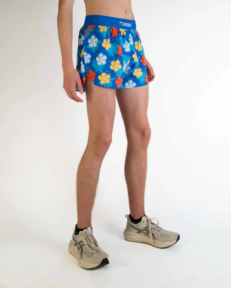 Men's Hawaiian 4" Half Split Shorts 3
