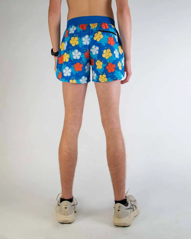 Men's Hawaiian 4" Half Split Shorts 4