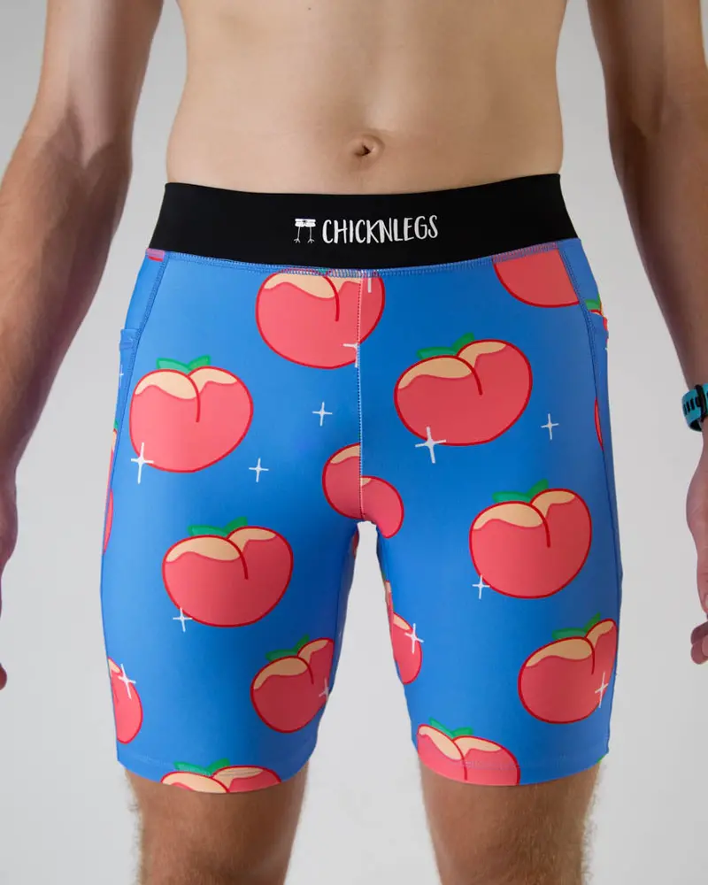 Men's Juicy Peaches 8" Half Tights 1
