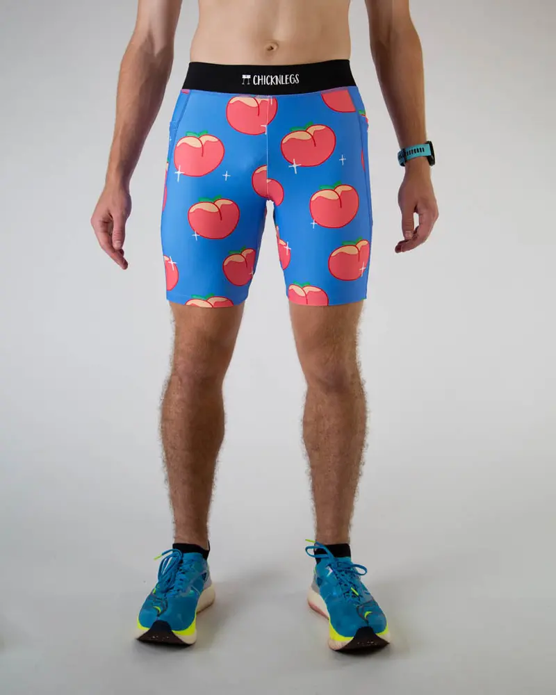 Men's Juicy Peaches 8" Half Tights 2