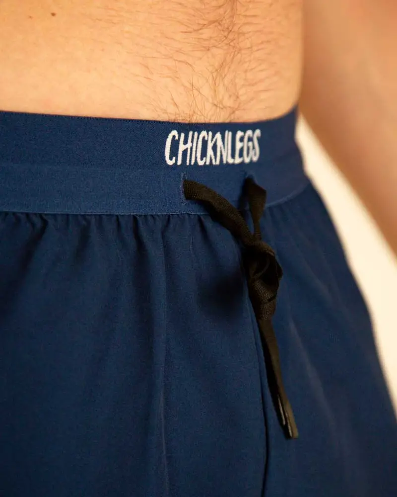 Men's Navy Blue 2" Ds Split Shorts 2