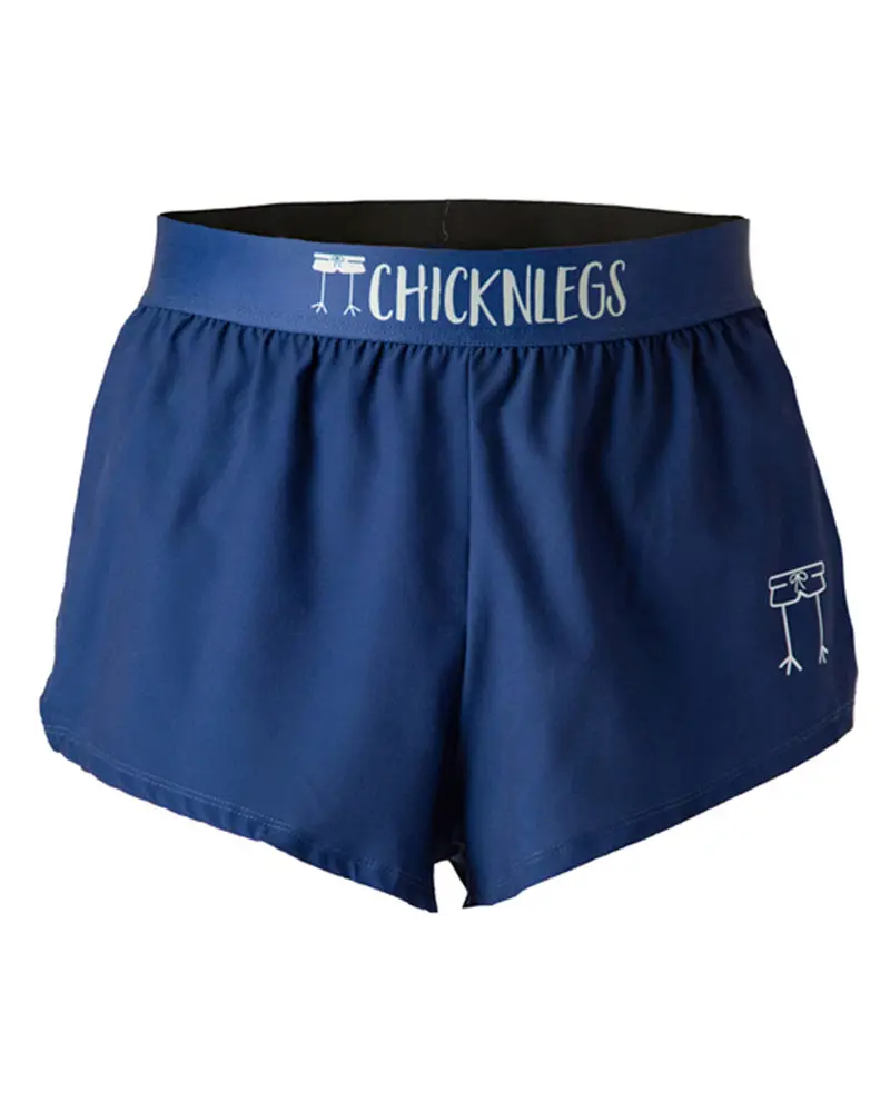 Men's Navy Blue 2" Split Shorts 1